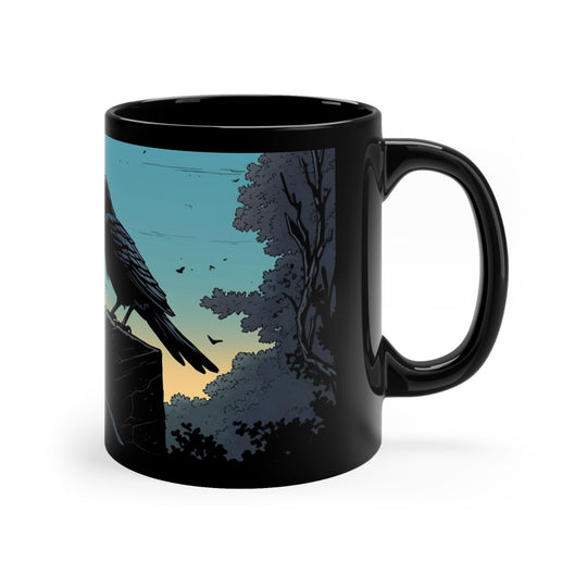 Nocturnal Corvida - Raven Mug