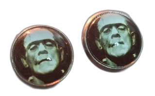 Frankenstein/Bride Studded Earrings