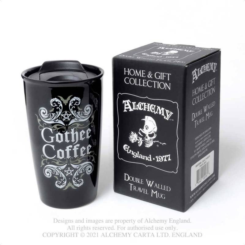 Double Walled Gothee Coffee Travel Mug