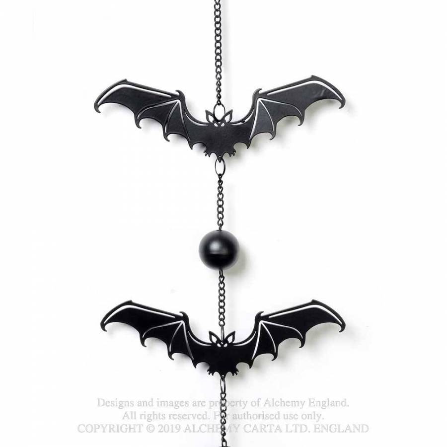 Gothic Bat Hanging Chime