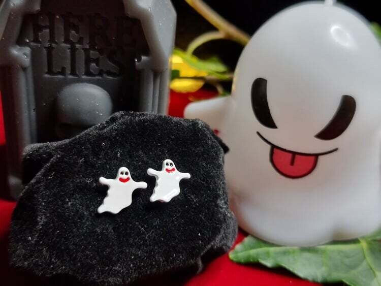 Happy Ghost Studs