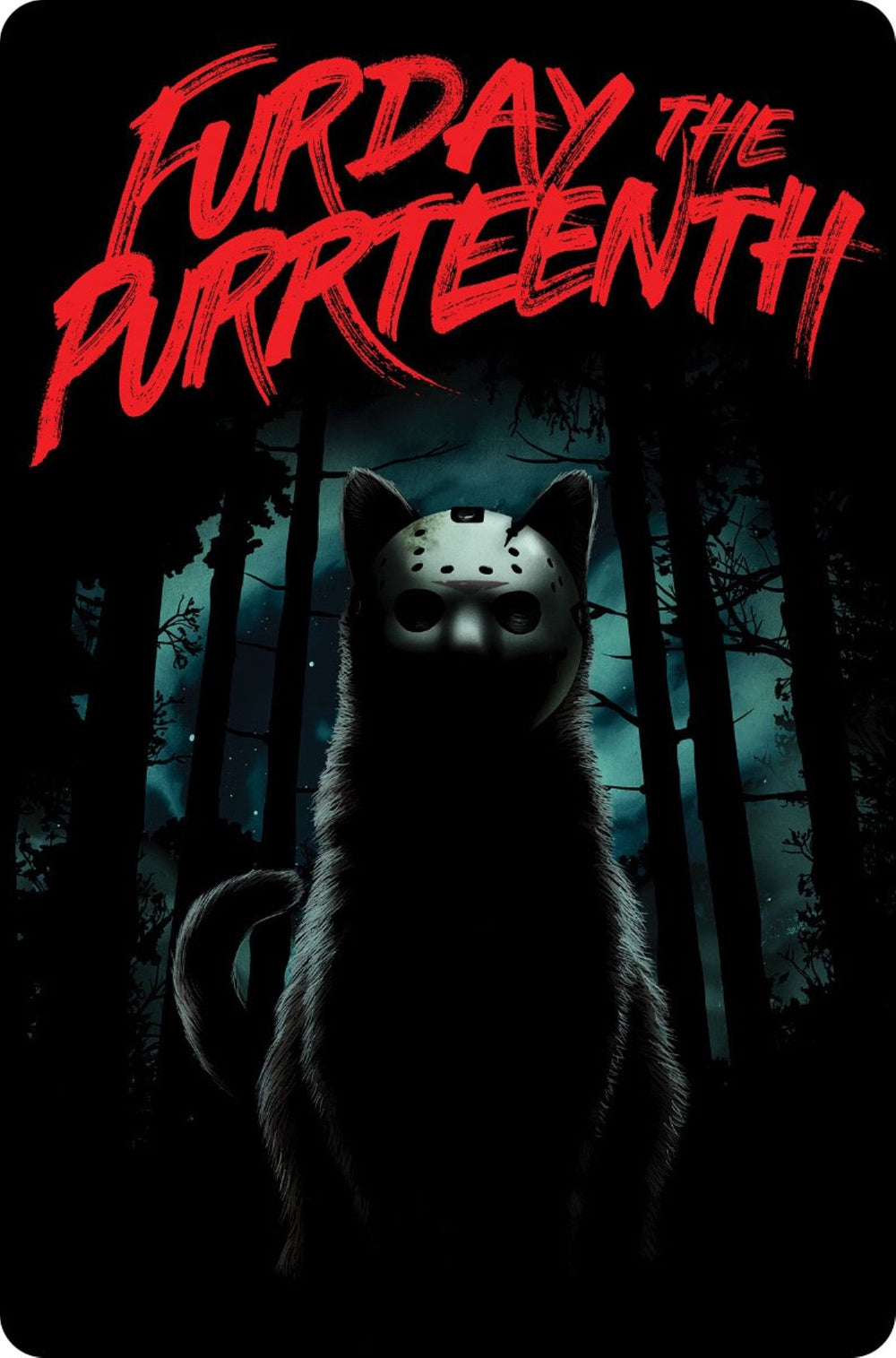 'Cat Horror Movie' Tin Signs