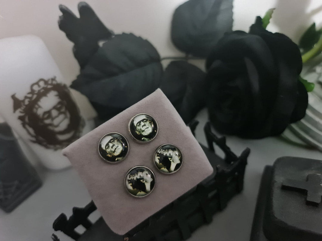 Frankenstein/Bride Studded Earrings