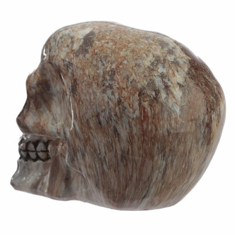 Marble Skull Head Ornament