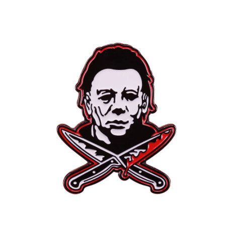 'Crossed Knives' Enamel Pin