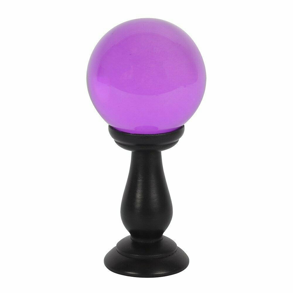 Small Purple Crystal Ball & Stand