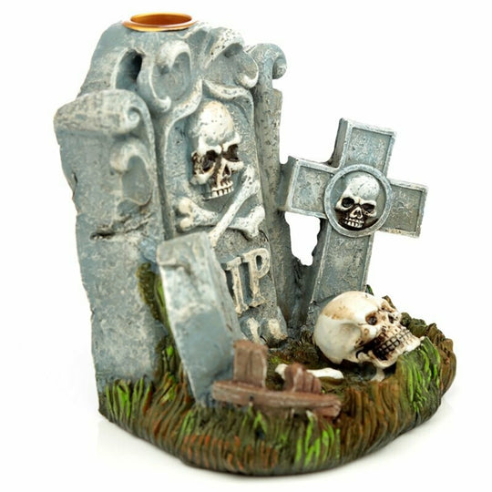 RIP Tombstone Backflow Incense Burner