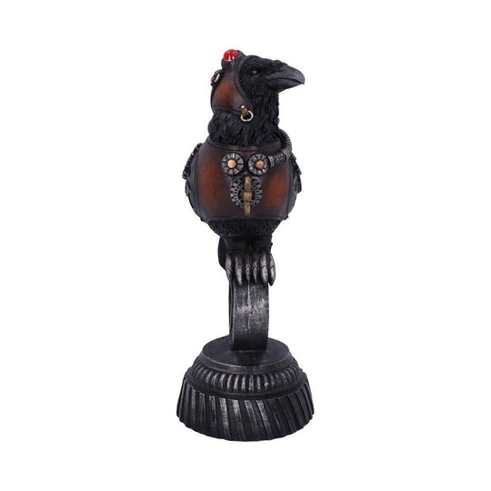 Steampunk Rivet Raven Figurine