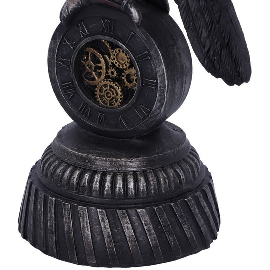 Steampunk Rivet Raven Figurine