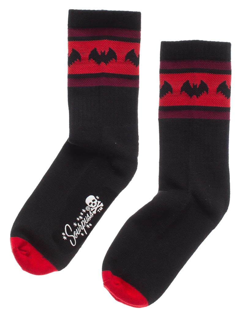 Bat Stripe Socks