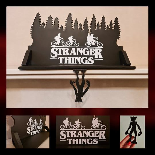 Stranger Things Inspired Handmade Shelf