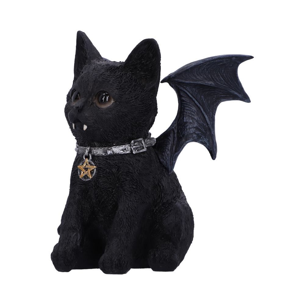 Vampuss Black Bat Cat Figurine 16cm