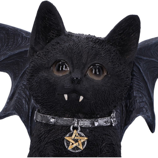 Vampuss Black Bat Cat Figurine 16cm