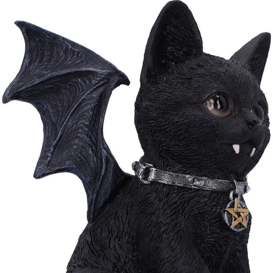 Vampuss Black Bat Cat Figurine 16cm